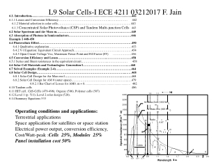 L9 Solar Cells-I ECE 4211 03212017 F. Jain