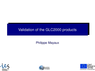 Validation of the GLC2000 products