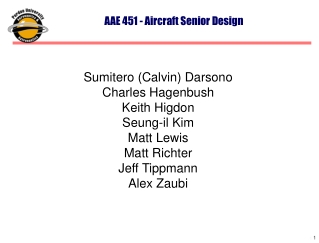 AAE 451 - Aircraft Senior Design