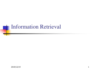 Information Retrieval