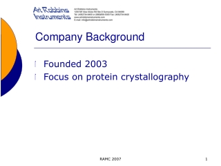 Company Background