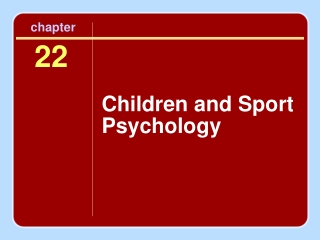 Children and Sport Psychology