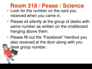 Room 318 / Pease / Science