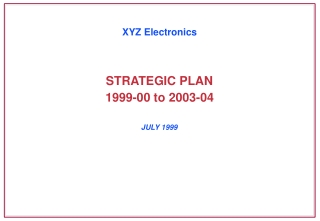 STRATEGIC PLAN