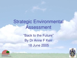 Strategic Environmental Assessment