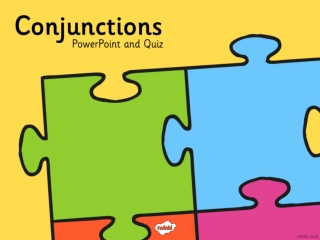 Conjunctions