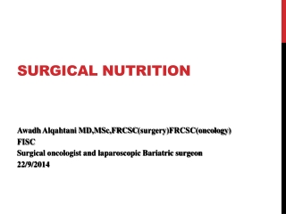 SURGICAL NUTRITION