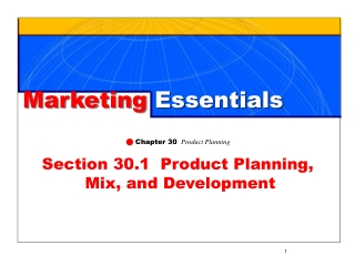 Marketing  Essentials