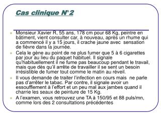 Cas clinique N°2