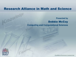 Research Alliance in Math and Science