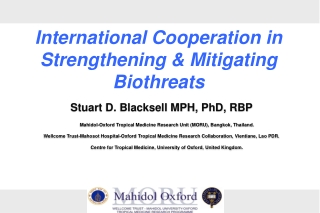 Stuart  D.  Blacksell MPH, PhD, RBP