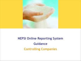 NEPSI Online Reporting System  Guidance Controlling Companies