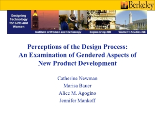 Perceptions of the Design Process:  An Examination of Gendered Aspects of New Product Development