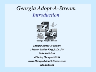 Georgia Adopt-A-Stream Introduction