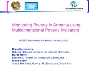 Monitoring Poverty in Armenia using Multidimensional Poverty Indicators