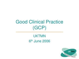 Good Clinical Practice (GCP)