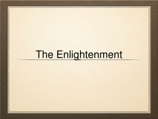 The Enlightenment