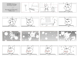 FallingLove Storyboard Sheet