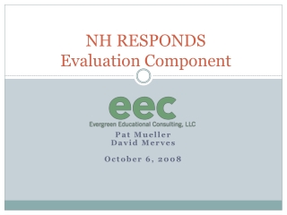 NH RESPONDS Evaluation Component