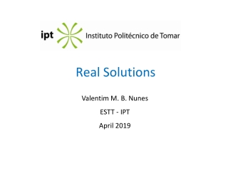 Real Solutions