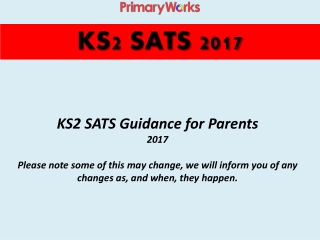 KS2 SATS 2017