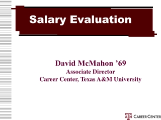 Salary Evaluation