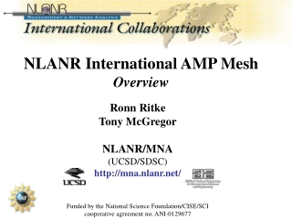 NLANR International AMP Mesh Overview