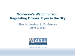 Someone’s Watching You:  Regulating Drones’ Eyes in the Sky