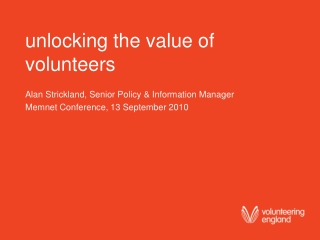 unlocking the value of volunteers