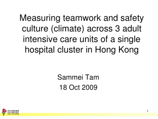 Sammei Tam 18 Oct 2009