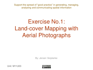Exercise No.1:  Land-cover Mapping with Aerial Photographs