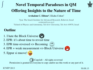 Novel Temporal Paradoxes in QM Offering Insights to the Nature of Time