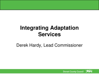 Integrating Adaptation Services