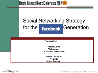 Social Networking Strategy  for the Facebook Generation