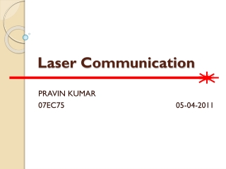 Laser Communication