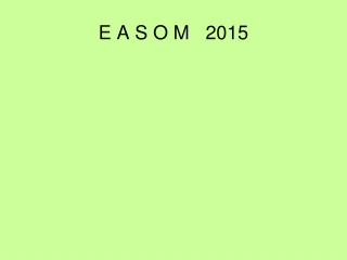 E A S O M   2015