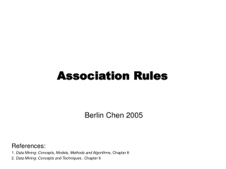 Association Rules