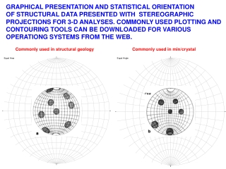 GRAPHICAL PRESENTATION AND STATISTICAL ORIENTATION