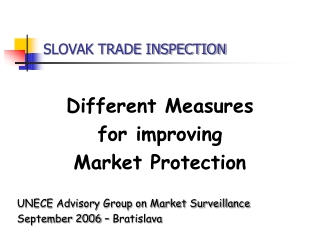 SLOVAK TRADE INSPECTION