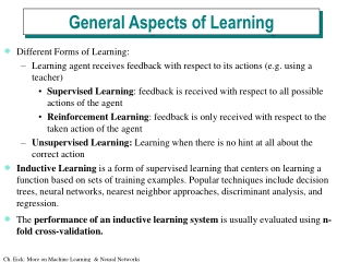 Different Forms of Learning: