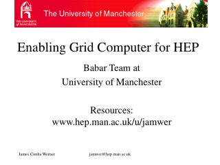 Enabling Grid Computer for HEP