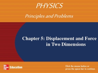 Chapter 5: Displacement and Force   in Two Dimensions