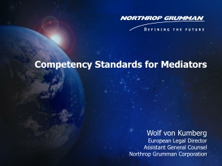 Competency Standards for Mediators