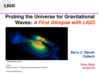 &quot;Colliding Black Holes&quot; Credit: National Center for Supercomputing Applications (NCSA)