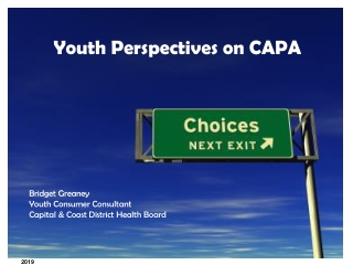 Youth Perspectives on CAPA