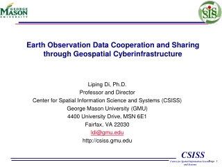 Earth Observation Data Cooperation and Sharing through Geospatial Cyberinfrastructure
