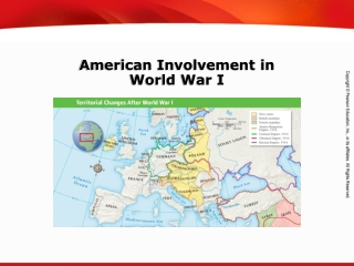 American Involvement in  World War I