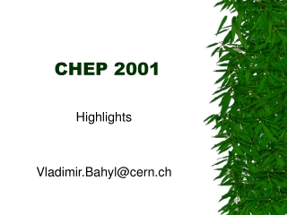 CHEP 2001