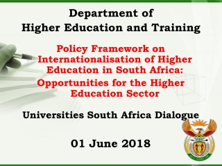 Department of  Higher Education and Training