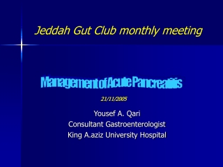 Jeddah Gut Club monthly meeting